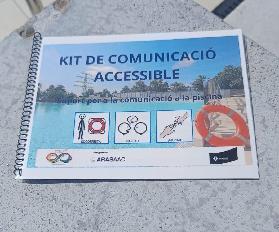 Kit de comunicación accesible para la piscina