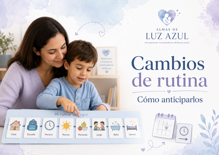 Cambios de rutina en niños autistas: cómo anticiparlos